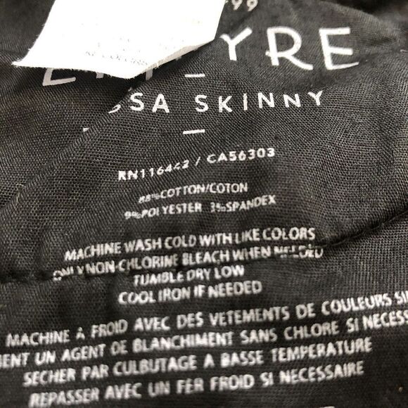 Empyre Tessa Skinny Jeans Women's Size 7 Olive Green Distressed with Stretch - Picture 11 of 11